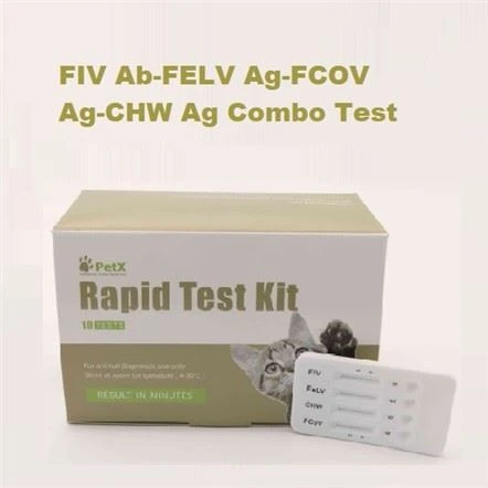Kočičí FIV FELV FCOV CHW Test